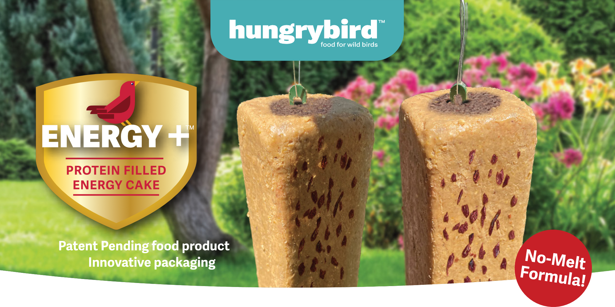 Hungrybird Energy Plus Suet Bars Banner