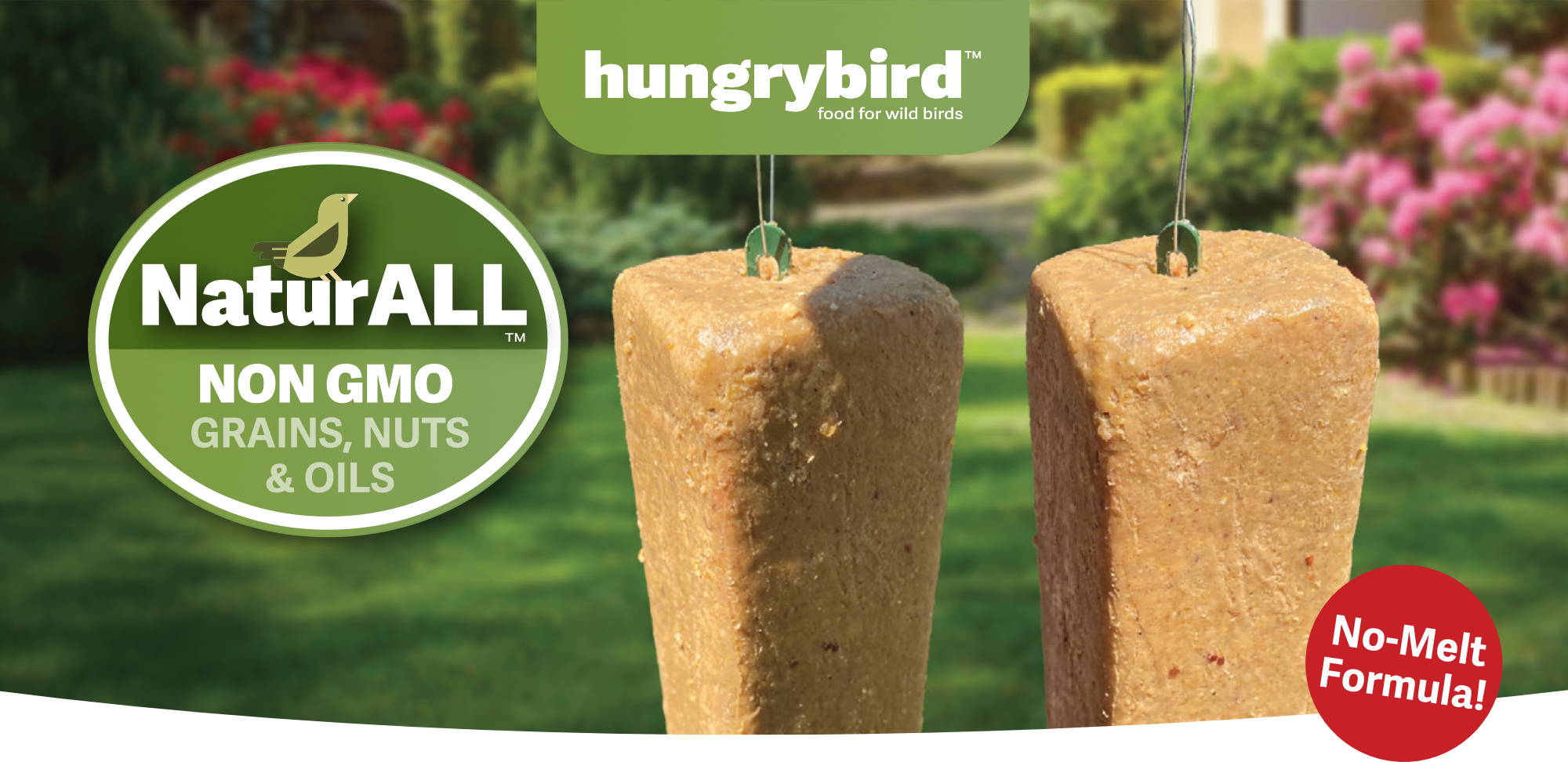 Hungrybird Naturall Suet Bars Banner