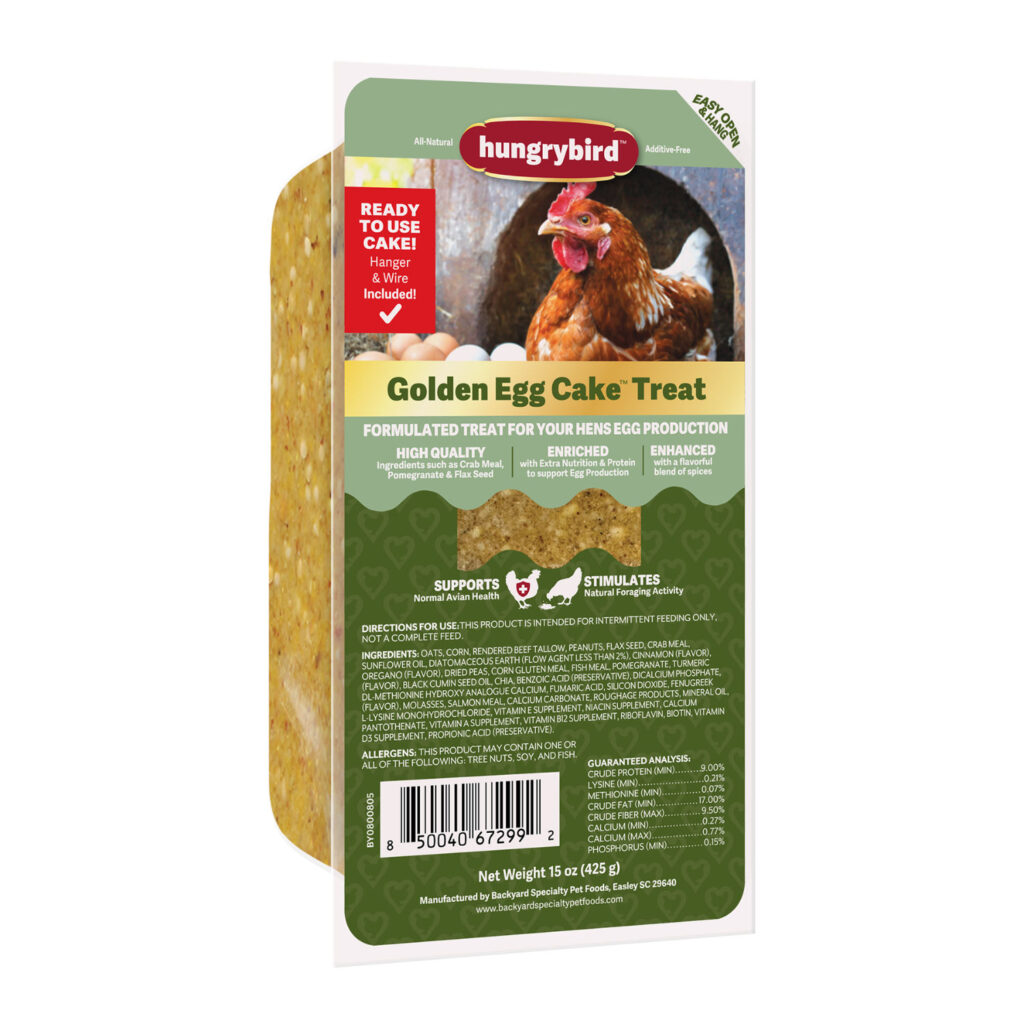 Hungrybird Poultry Cake Treat Golden Egg By0800805